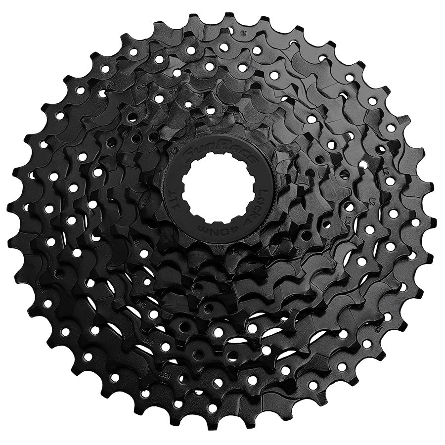 CASSETTE 9V. VTT SUNRACE CSU9300 - 11-36DTS ED ZWART (COMPATIBLE SHIMANO CUES)