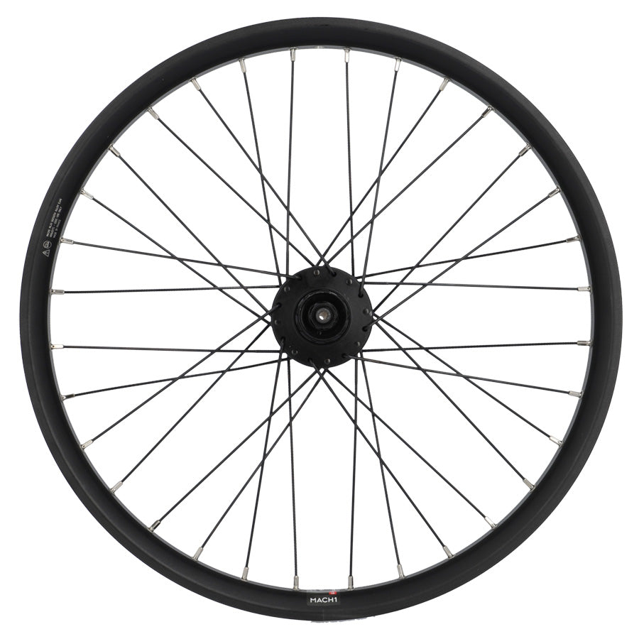 ROUE VELO E BIKE/VAE/CARGO 20" AR BLOCAGE K7 JANTE NOIR MACH1 TRUCKY 30 MOY.SHIM DEORE M47