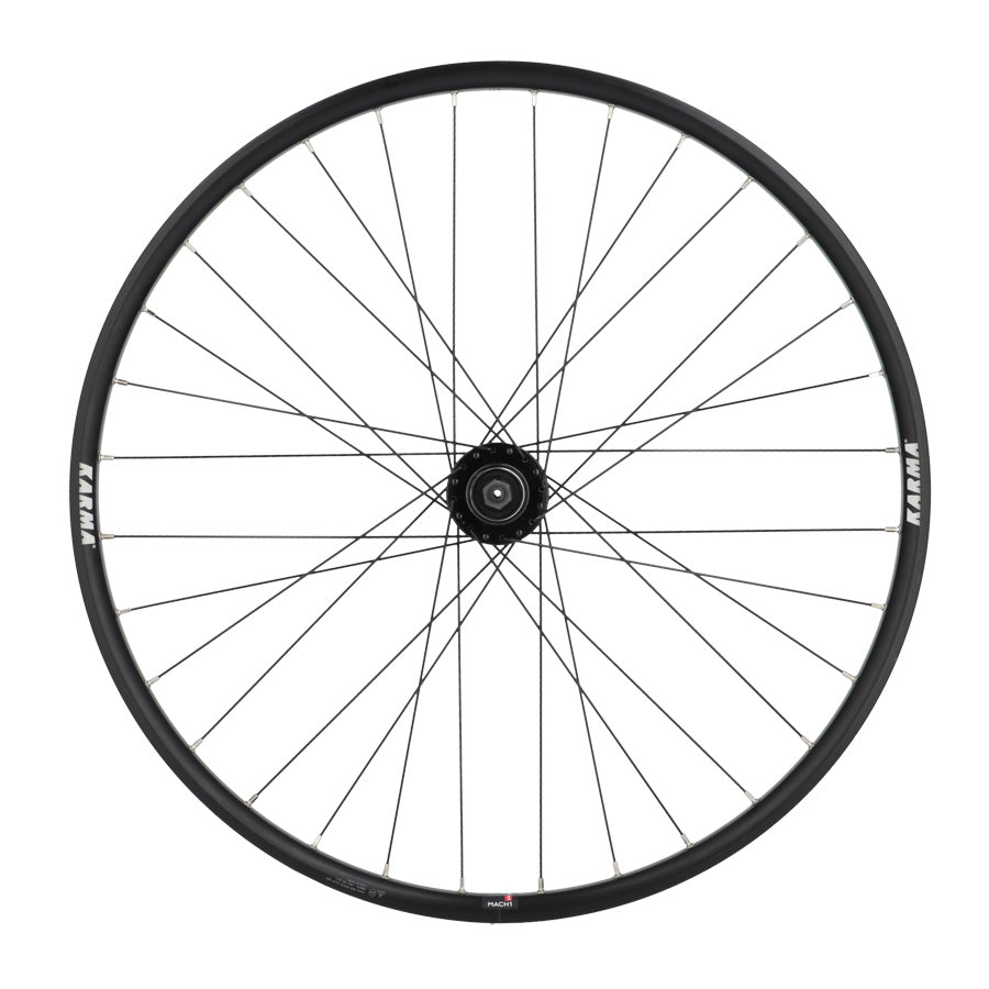 ROUE VTT 26" AR BLOCAGE JANTE NOIR MACH1 KARMA MOY. VELOX DISQUE A VISSER 5/6/7V 32T