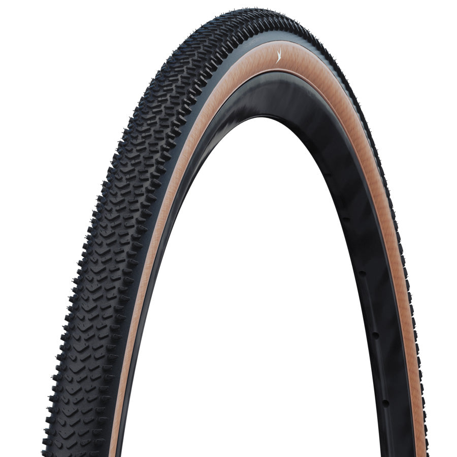 PNEU GRAVEL 700X45C TS SCHWALBE G-ONE R PRO TLR NOIR/MARRON (45-622)