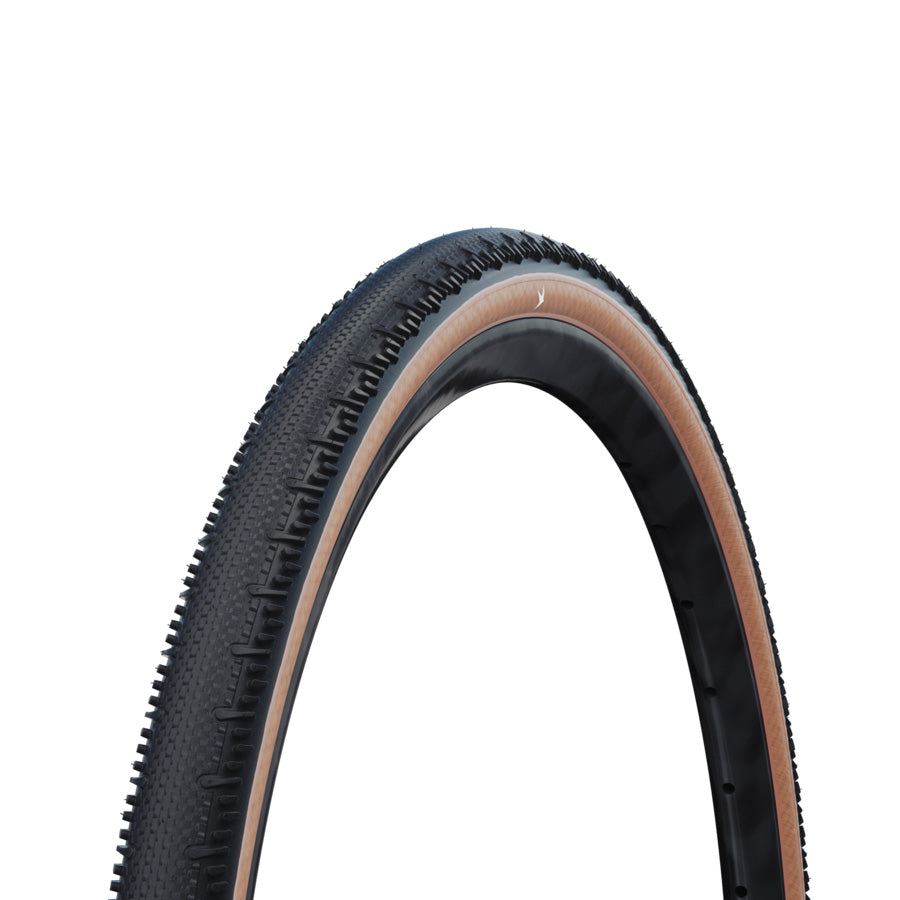 PNEU GRAVEL 700X35C TS SCHWALBE G-ONE RS PRO TLR NOIR/MARRON (35-622)