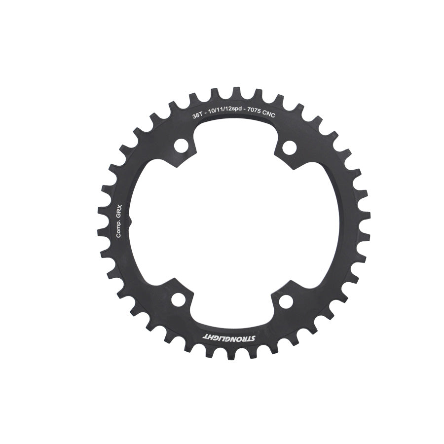 PLATEAU GRAVEL MONO DIAM 110 38DTS NOIR STRONG COMP. SHIMANO GRX FC-RX600/RX810 10/11/12V