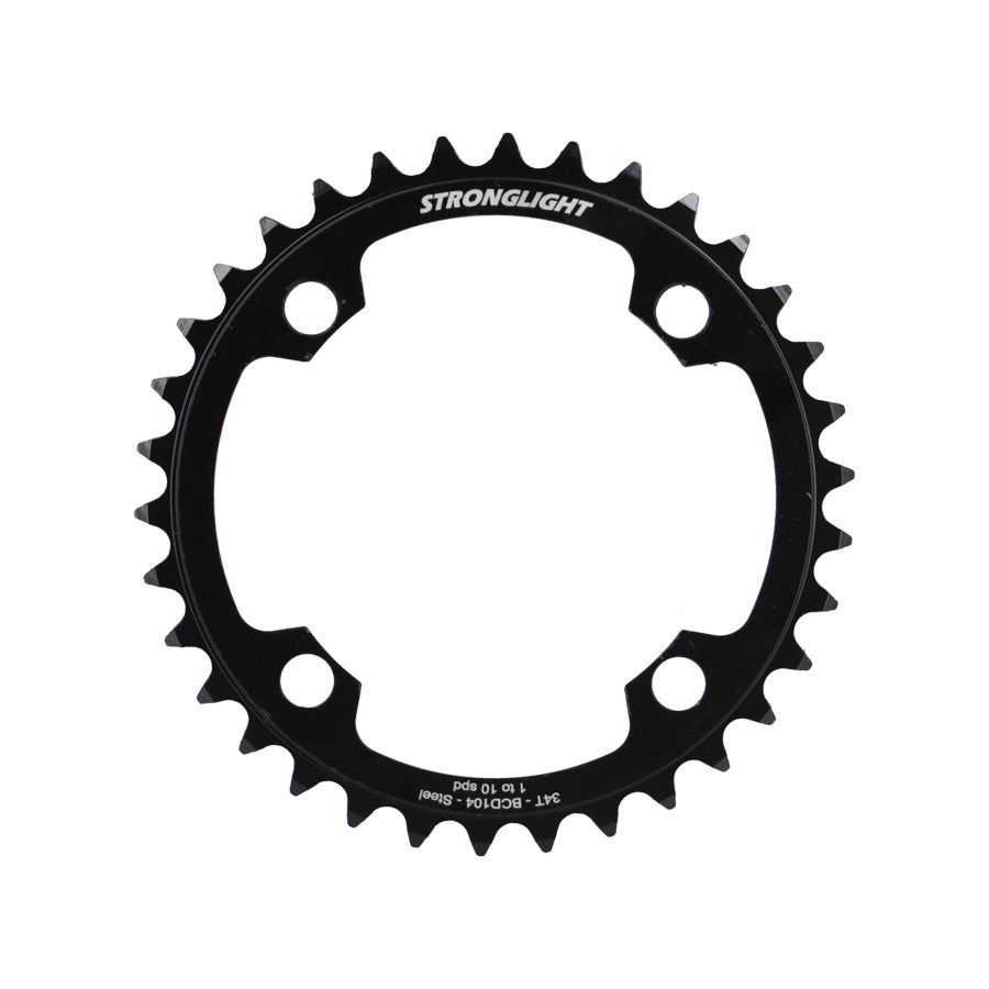 PLATEAU E BIKE/VAE MONO DIAM 104 34DTS ACIER NOIR 4 BRAN. STRONG COMP. BOSCH/SHIMANO/YAMAH