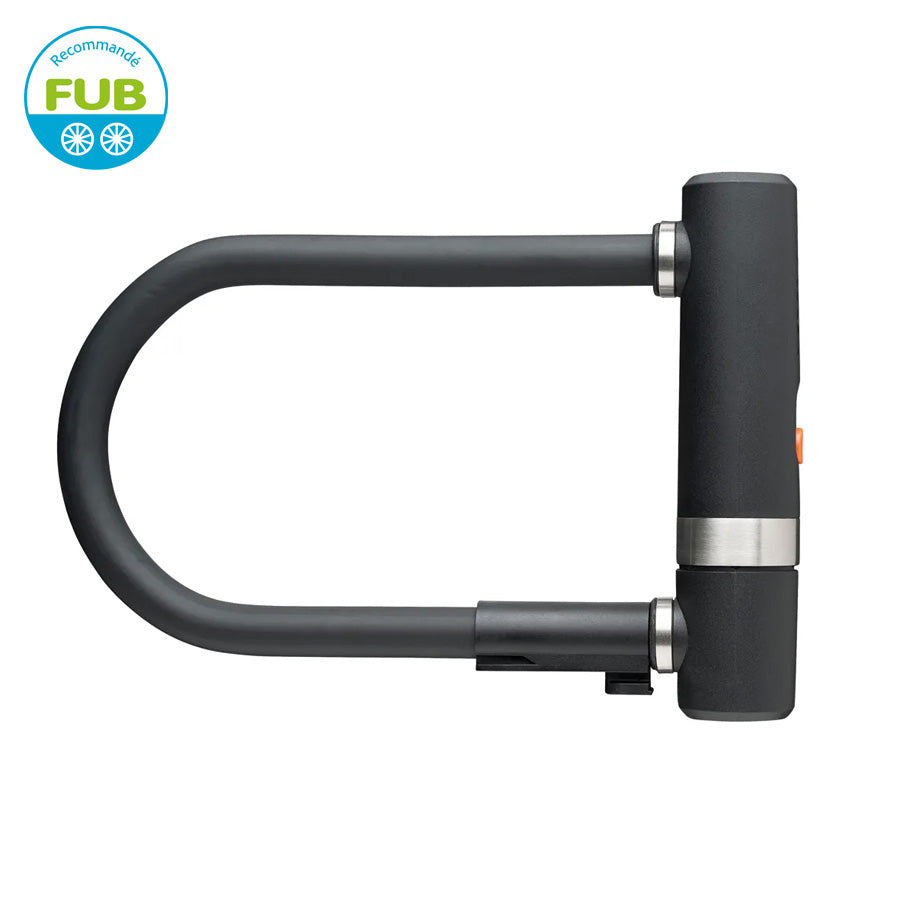 ANTIVOL VELO U 115 X 190MM AXA NEWTON PRO NOIR (DIAM 17MM)