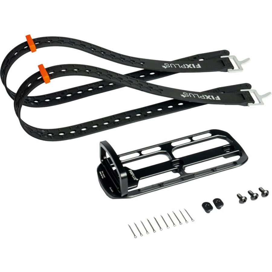 SUPPORT/FIXATION FIXPLUS CARGO CAGE KIT/86CM POUR SACOCHE GRAVEL NOIR -TAILLE S-