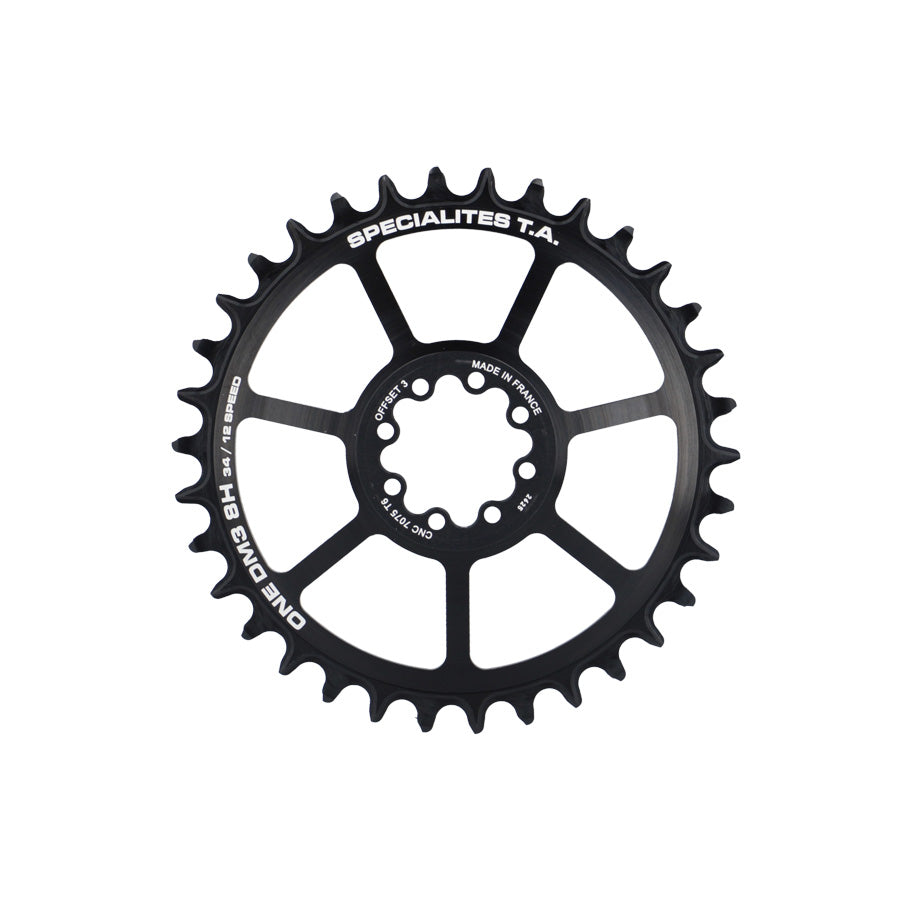 PLATEAU VTT MONO DIRECT MOUNT 3MM 34DTS NOIR ONE DM3 8H BOOST TA (COMP.SRAM EAGLE 11/12