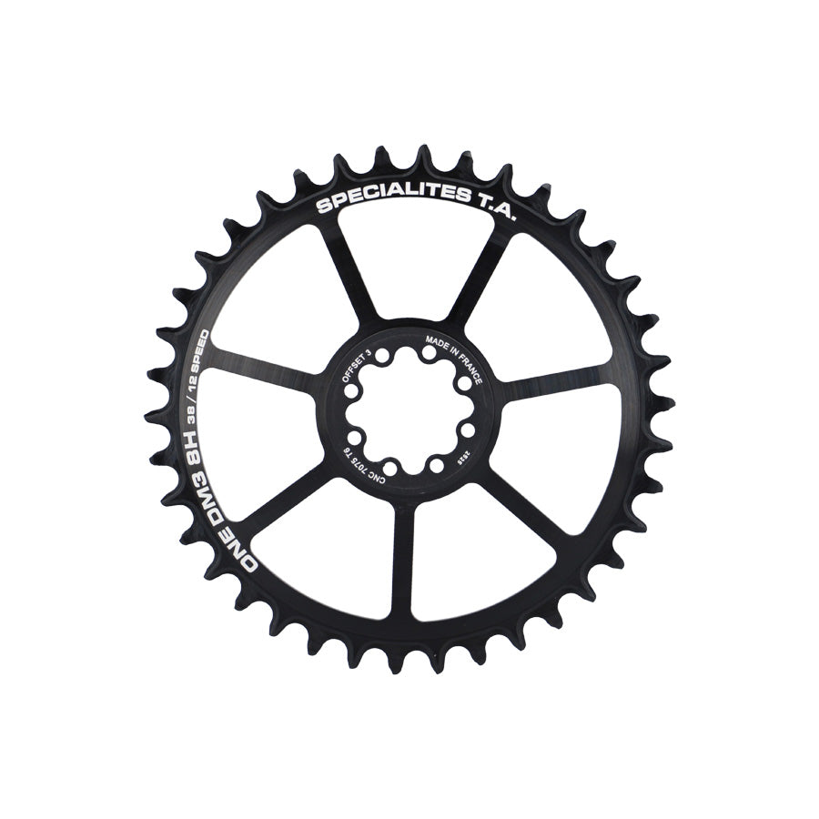 PLATEAU VTT MONO DIRECT MOUNT 3MM 38DTS NOIR ONE DM3 8H BOOST TA (COMP.SRAM EAGLE 11/12