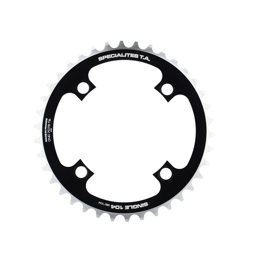 PLATEAU VTT RELAIS DIAM 104 EXTER 38DTS NOIR 4 BRANCHES TA SINGLE