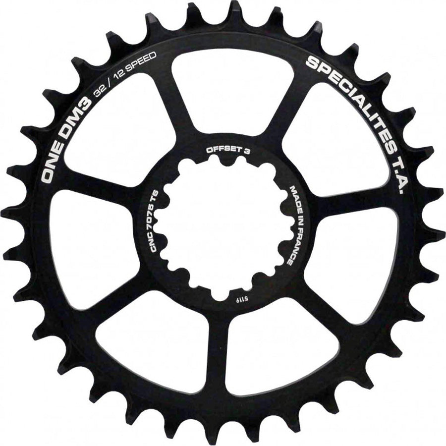 PLATEAU VTT MONO DIRECT MOUNT 3MM 34DTS NOIR ONE DM3 BOOST TA (COMP.SRAM GX/XX1/XO1 11/12
