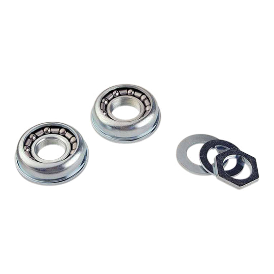 CUVETTE/BOITIER PEDALIER INTEGRE BMX D51.7MM + CONTRE ECROUS + ROULEMENTS BILLES PEDALIER
