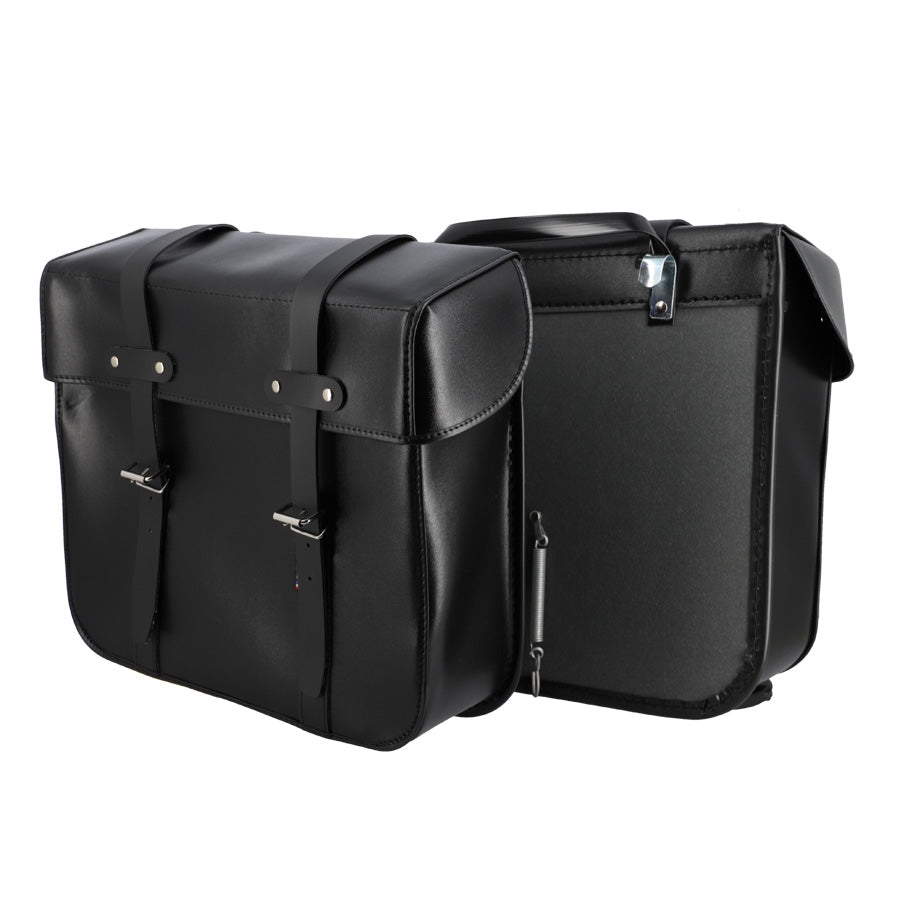 SACOCHE VELO PORTE BAGAGE SPORFABRIC S15 CROCHET NOIRE (PR) - 330X310X110MM