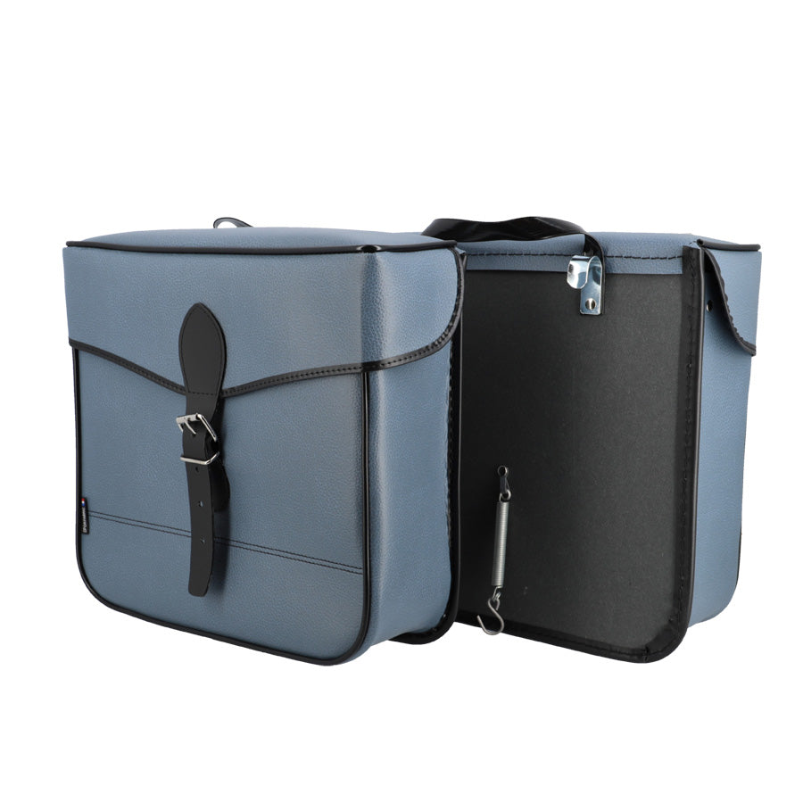 SACOCHE VELO PORTE BAGAGE SPORFABRIC S14 CROCHET BLEU  (PR) - 300X300X110MM