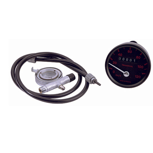 COMPTEUR CYCLO TRANSVAL ADAPT. 103 SP/SPX/RCX 120KM/H (ROUE DE 16")
