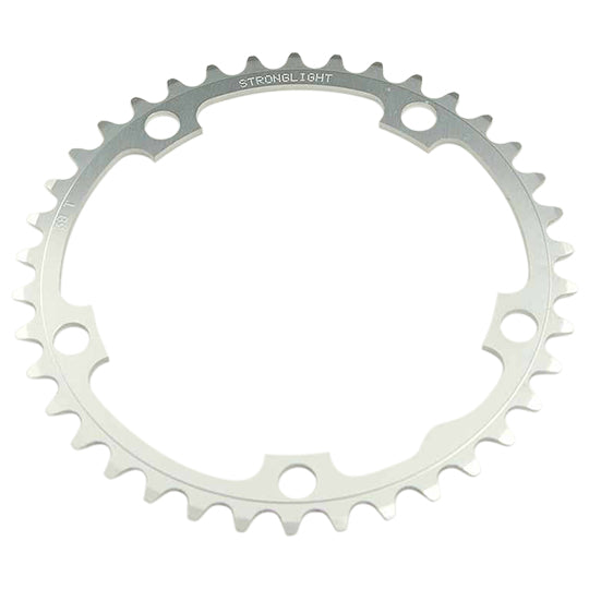 PLATEAU ROUTE DIAM 130 INTER 38DTS ARGENT ALU 5083 STRONG 8/9/10V. 5 BRANCHES