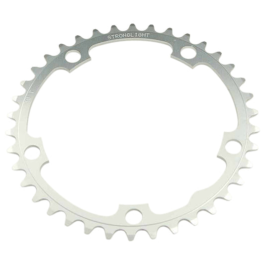 PLATEAU ROUTE DIAM 130 INTER 38DTS ARGENT ALU 5083 STRONG 8/9/10V. 5 BRANCHES