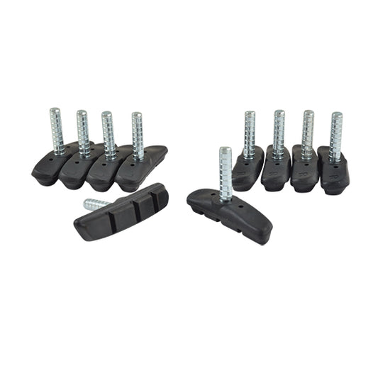 PORTE PATIN VTT A TIGE ASYMETRIQUE 62MM (5 PR)