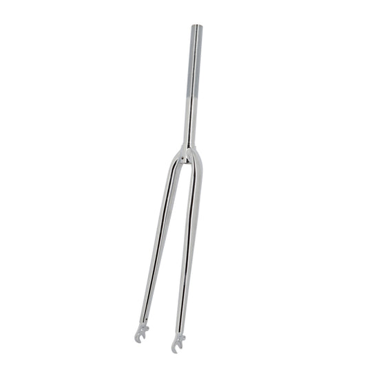 FOURCHE ROUTE 700 CHROMEE DROITE 1" FILETE AVEC OEILLETS (ETRIER TRADI HAUTEUR 60 MM)
