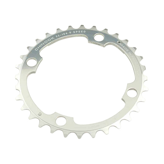 PLATEAU VTT TRIPLE DIAM  64 INTER 22DTS ARGENT 4 BRANCHES CHINOOK TA 9V