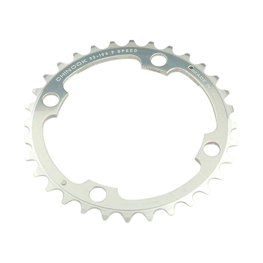 PLATEAU VTT TRIPLE DIAM  64 INTER 24DTS ARGENT 4 BRANCHES CHINOOK TA 9V