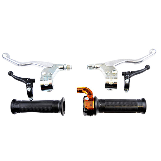 KIT LEVIER/POIGNEE/DECOMPRESSEUR/STARTER CYCLO TUN'R MINI TARGA