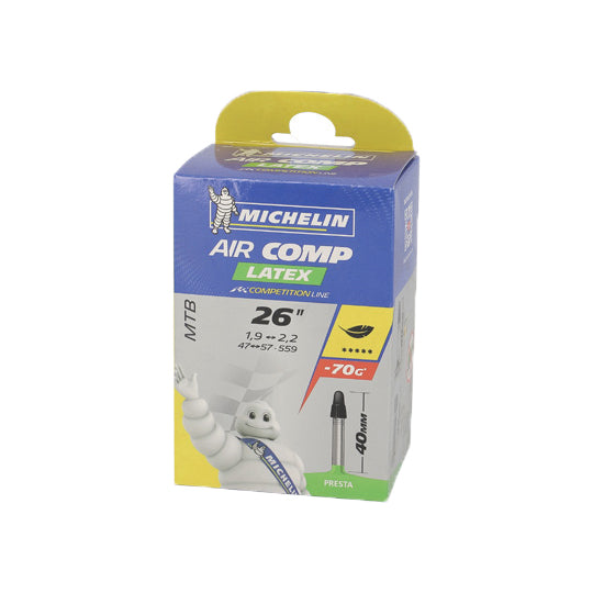 CHAMBRE A AIR VELO 26" X 1.90-2.20 (47/57-559) VP MICHELIN AIRCOMP LATEX C4