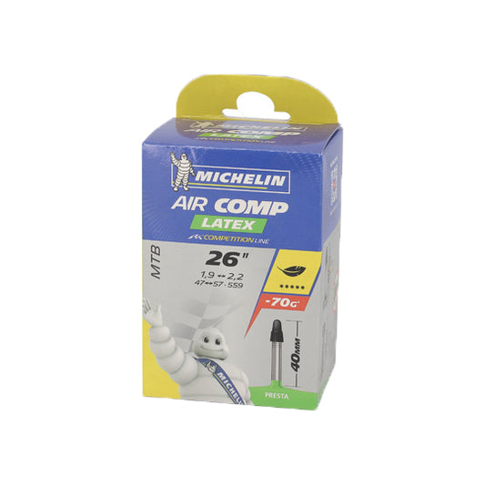 CHAMBRE A AIR VELO 26" X 1.90-2.20 (47/57-559) VP MICHELIN AIRCOMP LATEX C4