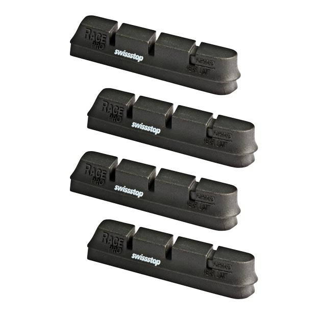 PATIN ROUTE SWISSSTOP RACE PRO 2011 NOIR JTE ALU GOM.TENDRE ADAPT. RECORD/CHORUS 2000 (2 P