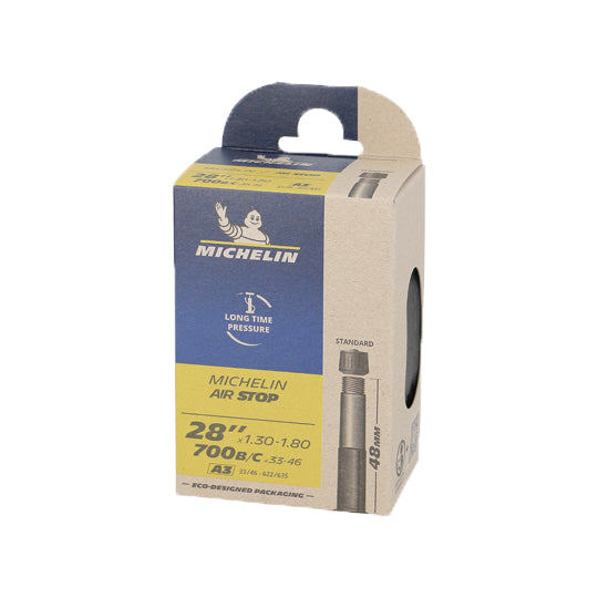 CHAMBRE A AIR VELO 700C (33/46-622) VS MICHELIN AIRSTOP A3