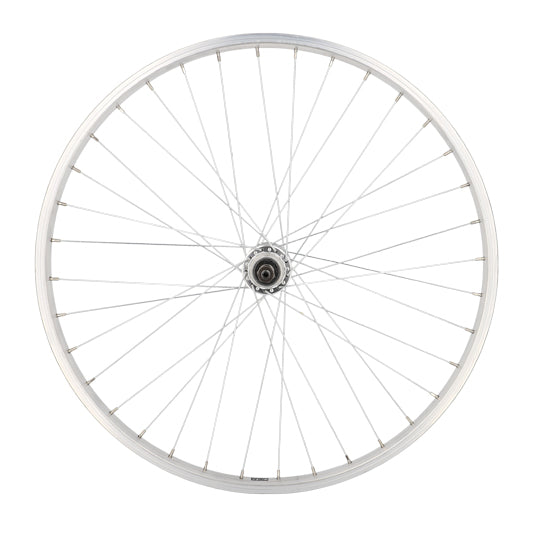 ROUE VTT 24" AR BLOCAGE JANTE ARGENT MACH1 M110.  MOY.MICHE MAGNUM A VISSER V-BRAKE 5/6/7V