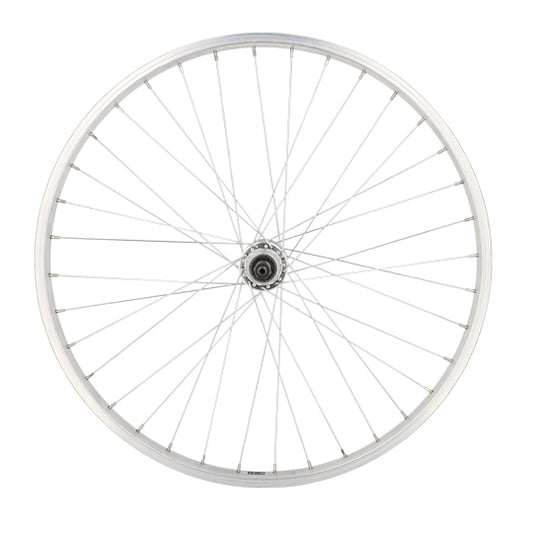 ROUE VTT 24" AR BLOCAGE JANTE ARGENT MACH1 M110.  MOY.MICHE MAGNUM A VISSER V-BRAKE 5/6/7V