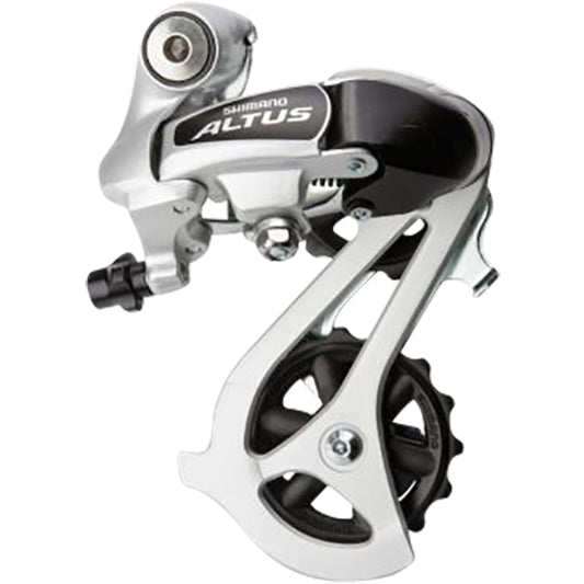 DERAILLEUR VTT AR SHIMANO ALTUS M310  7/8V. ARGENT