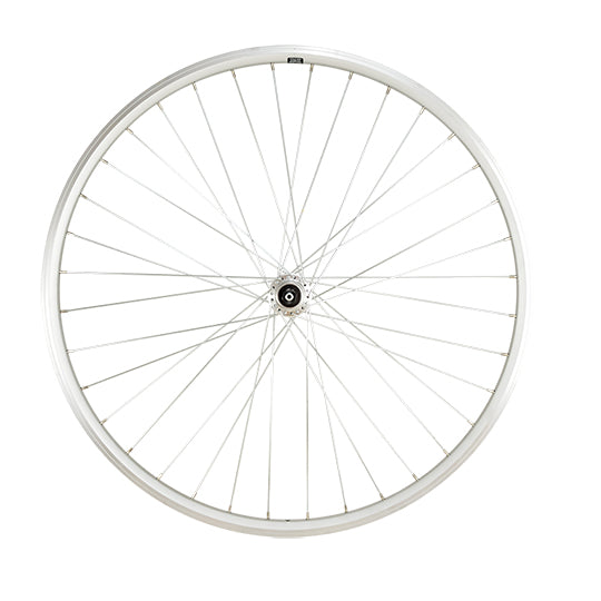 ROUE VTC 28" AR BLOCAGE JANTE ARGENT MACH1 ER10. MOY.MICHE MAG.A VISSER 5/6/7V V-BRAKE 36T