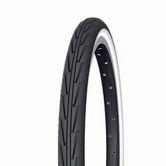 PNEU TRADI/URBAIN 24X1 3/8 TR MICHELIN CITY JUNIOR TT NOIR/BLANC (32-540)