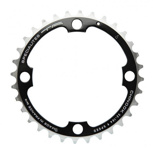 PLATEAU VTT TRIPLE DIAM 104 INTERM 36DTS NOIR 4 BRANCHES CHINOOK TA 9V