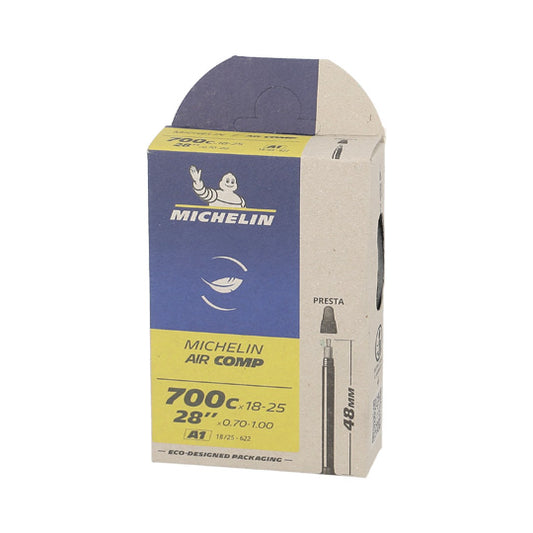 CHAMBRE A AIR VELO 700C (18/25-622) VP 48 MM MICHELIN AIRCOMP A1