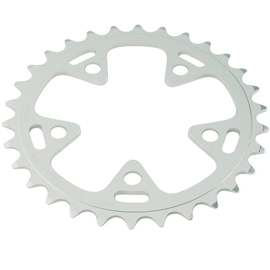 PLATEAU ROUTE DIAM  74 INTER 32DTS ARGENT (COMP.SHIMANO/CAMPA) MICHE 8/9/10V. 5 BRANCHES