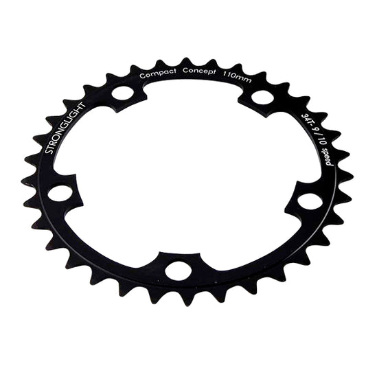 PLATEAU ROUTE DIAM 110 INTER 34DTS NOIR ALU 5083 STRONG 10/9V. 5 BRANCHES