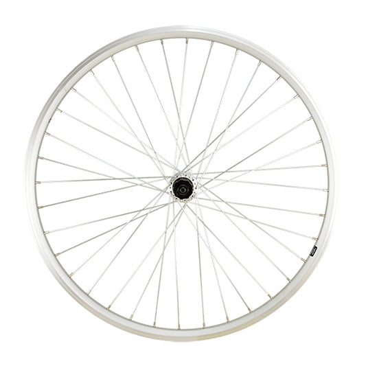 ROUE VTT 26" AR BLOCAGE K7 JANTE ARGENT MACH1 ER10 MOY.SHIM TX500 V-BRAKE 8/9/10V