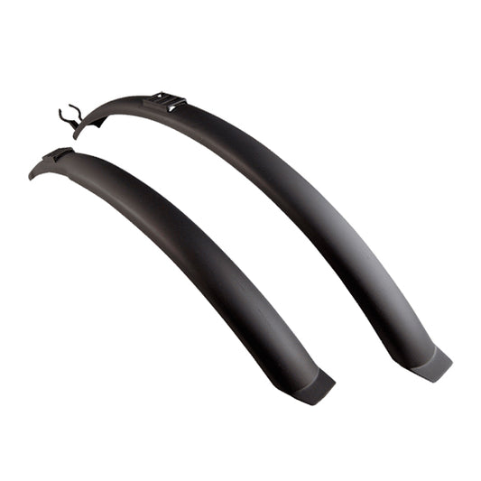 GARDE BOUE VTC 28" POLISPORT FLORIDA CLIPS V-BRAKE NOIR (PR)