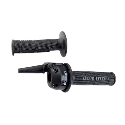 POIGNEE GAZ MECABOITE DOMINO ADAPT. DERBI SENDA/XTREME/XRACE/SMT/RCR/SX/ SUZUKI RMX/SMX