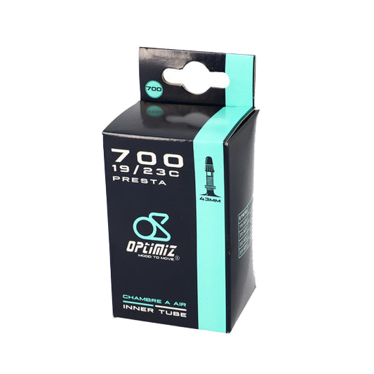 CHAMBRE A AIR VELO 700C (19/23-622) VP 43 MM OPTIMIZ