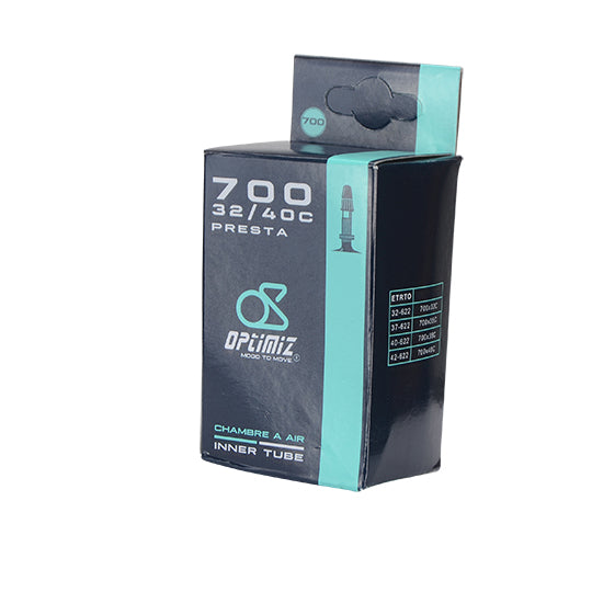 CHAMBRE A AIR VELO 700C (32/40-622) VP 40 MM OPTIMIZ