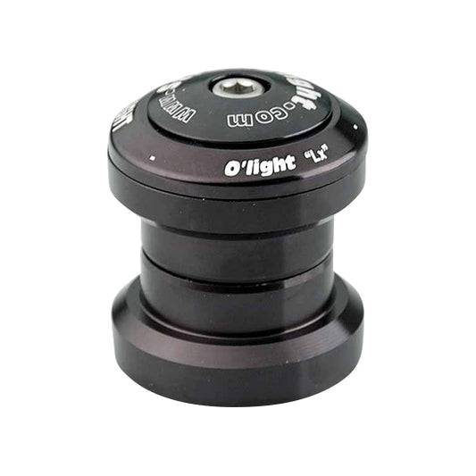 JEU DIRECTION VELO AHEAD-SET 1''1/8 CARTOUCHE 41,8X45°X45° STRONG O'LIGHT ALU NOIR