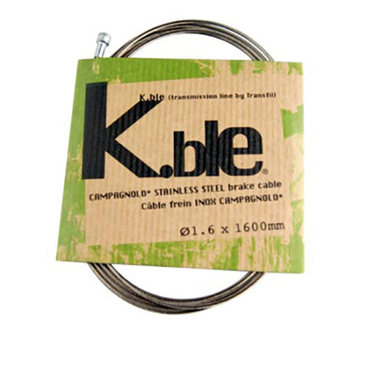 CABLE FREIN ROUTE INOX TRANSFIL D1.5MM L1.60M COMP. CAMPAGNOLO (BOITE DE 20)