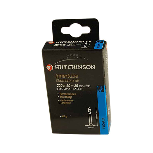 CHAMBRE A AIR VELO 700C (20/25-622/630) VP 48 MM HUTCHINSON STANDARD