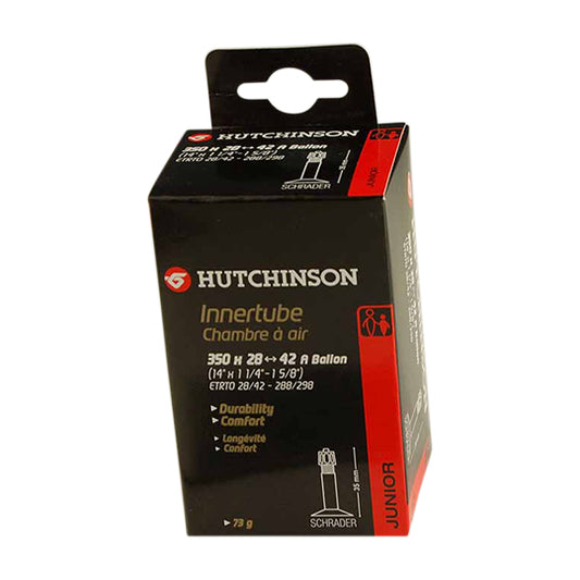 CHAMBRE A AIR VELO 14" X 1 1/4-1 5/8 (350A X 28-42)  VS HUTCHINSON STANDARD