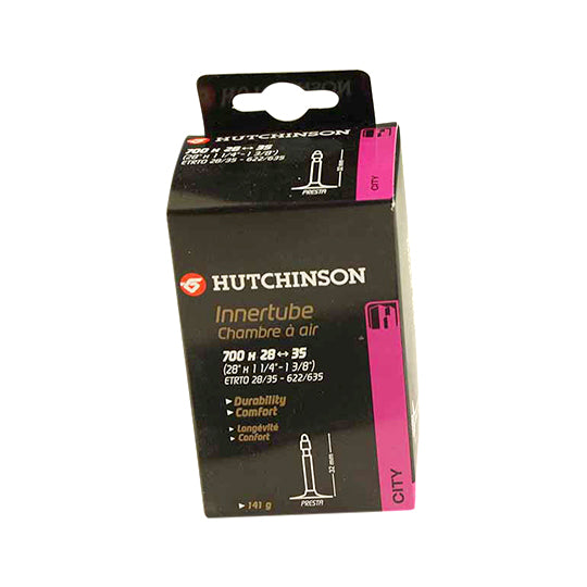 CHAMBRE A AIR VELO 700C (28/35-622/635) VP 48 MM HUTCHINSON STANDARD