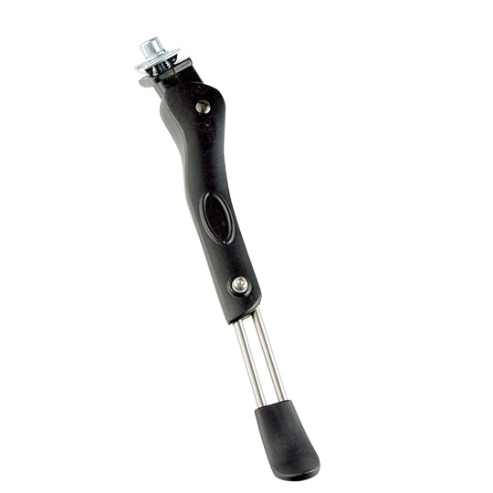 BEQUILLE VELO LATERALE REGLABLE 26/28" OPTIMIZ ALU/ACIER NOIR TWICE