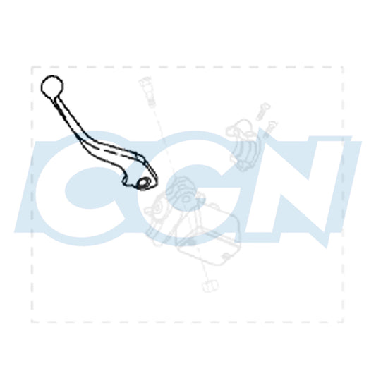 LEVIER FREIN MAXI SCOOTER OEM PEUGEOT SATELIS/GEOPOLIS/ELYSTAR 125