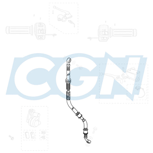 DURITE HYDRAULIQUE FREIN AV SCOOTER OEM PEUGEOT VCLIC